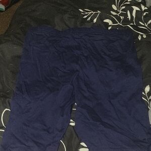 Serra Blue Athletic Shorts Relaxed Fit
